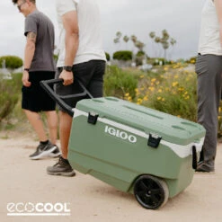 Igloo ECOCOOL Latitude 90 QT Roller Cooler -Camping Sales Store EcoCool PackablePuffer NATIVE Social 1080x1080 1