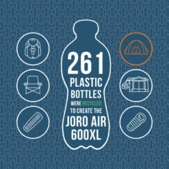 Vango Joro Air 600XL Sentinel Eco Dura Tent 31 Vango Joro Air 600XL Sentinel Eco Dura Tent -Camping Sales Store Joro Air 600XL Bottle Count small