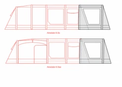 Outdoor Revolution Airedale 6S /6SE Front Porch Extension 11 Outdoor Revolution Airedale 6S /6SE Front Porch Extension -Camping Sales Store airedale 6s se front porch extension fp 3