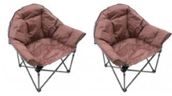 Camping Sales Store 27 2 X Vango Titan 2 Oversized Chairs (Brick Dusk)
